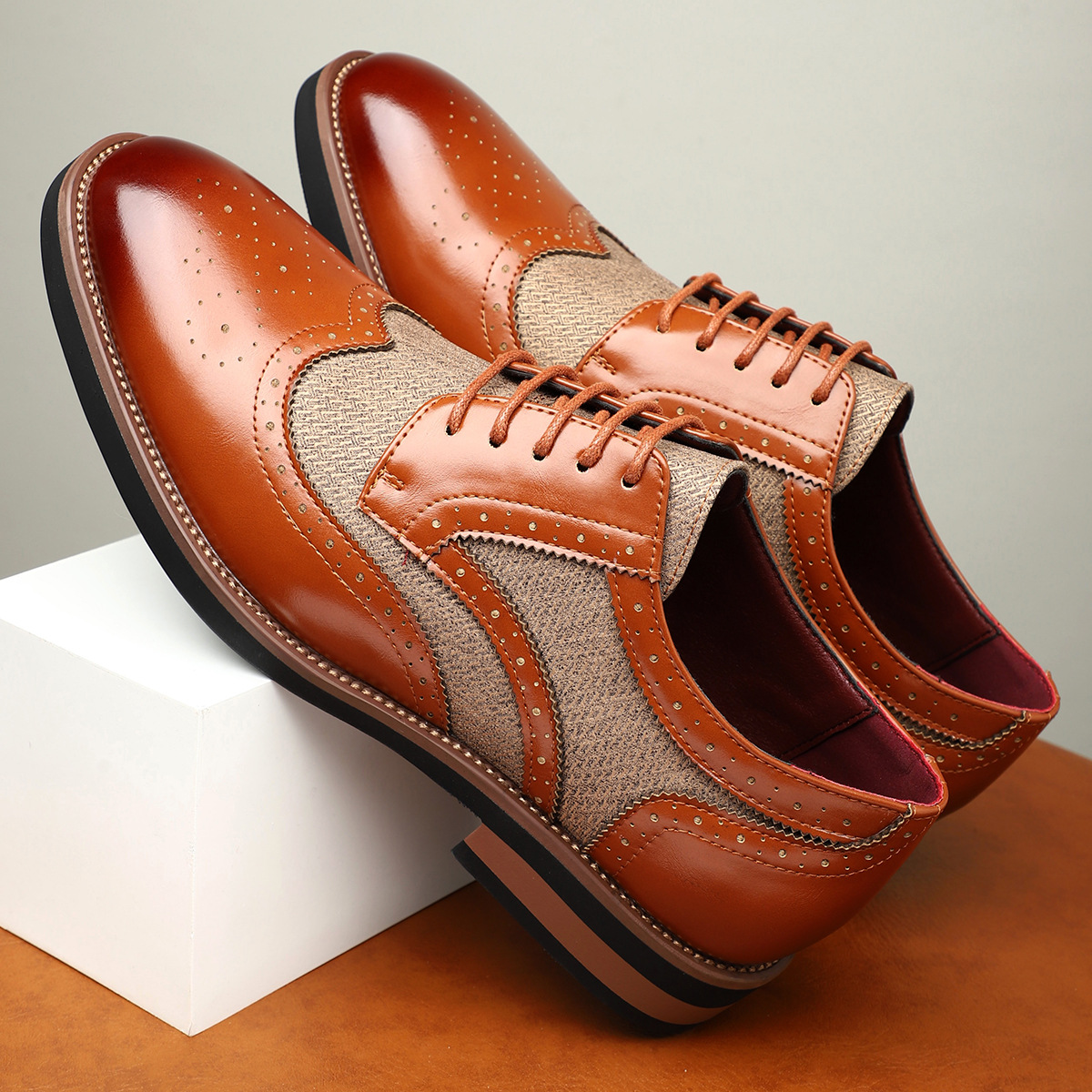 Regency Leather Brogue Dress Shoes