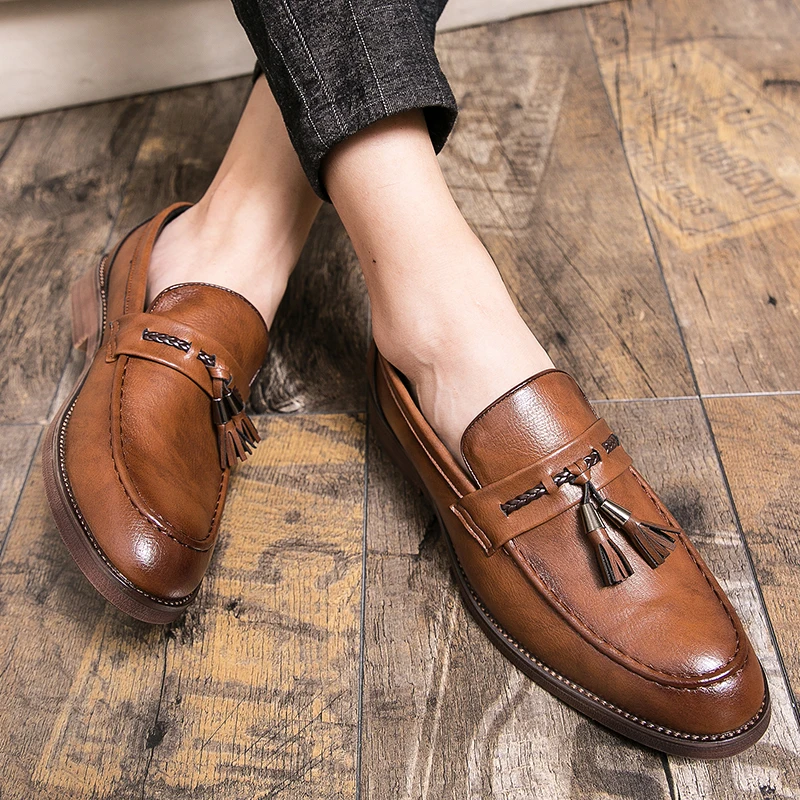 Cambridge Leather Tassel Loafers