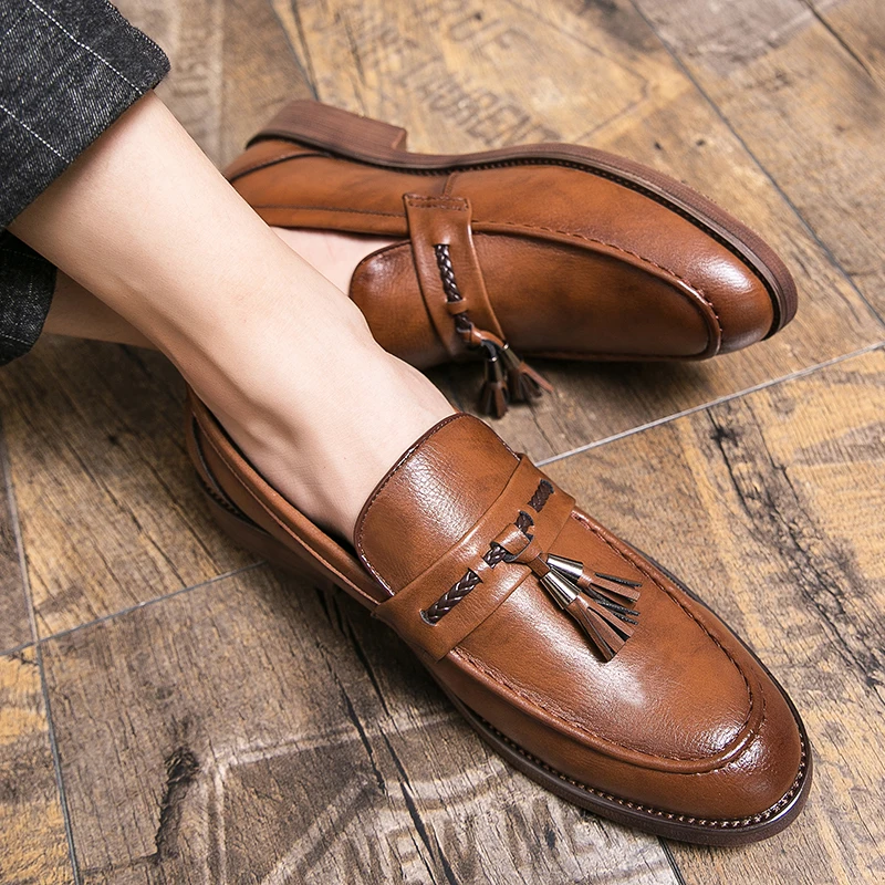 Cambridge Leather Tassel Loafers