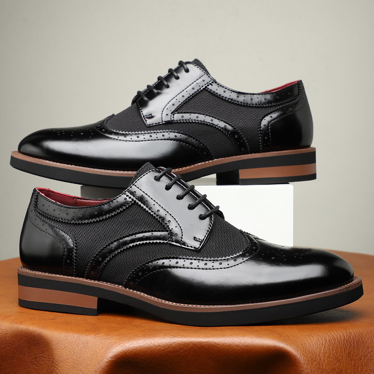 Regency Leather Brogue Dress Shoes