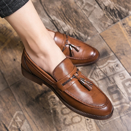 Cambridge Leather Tassel Loafers
