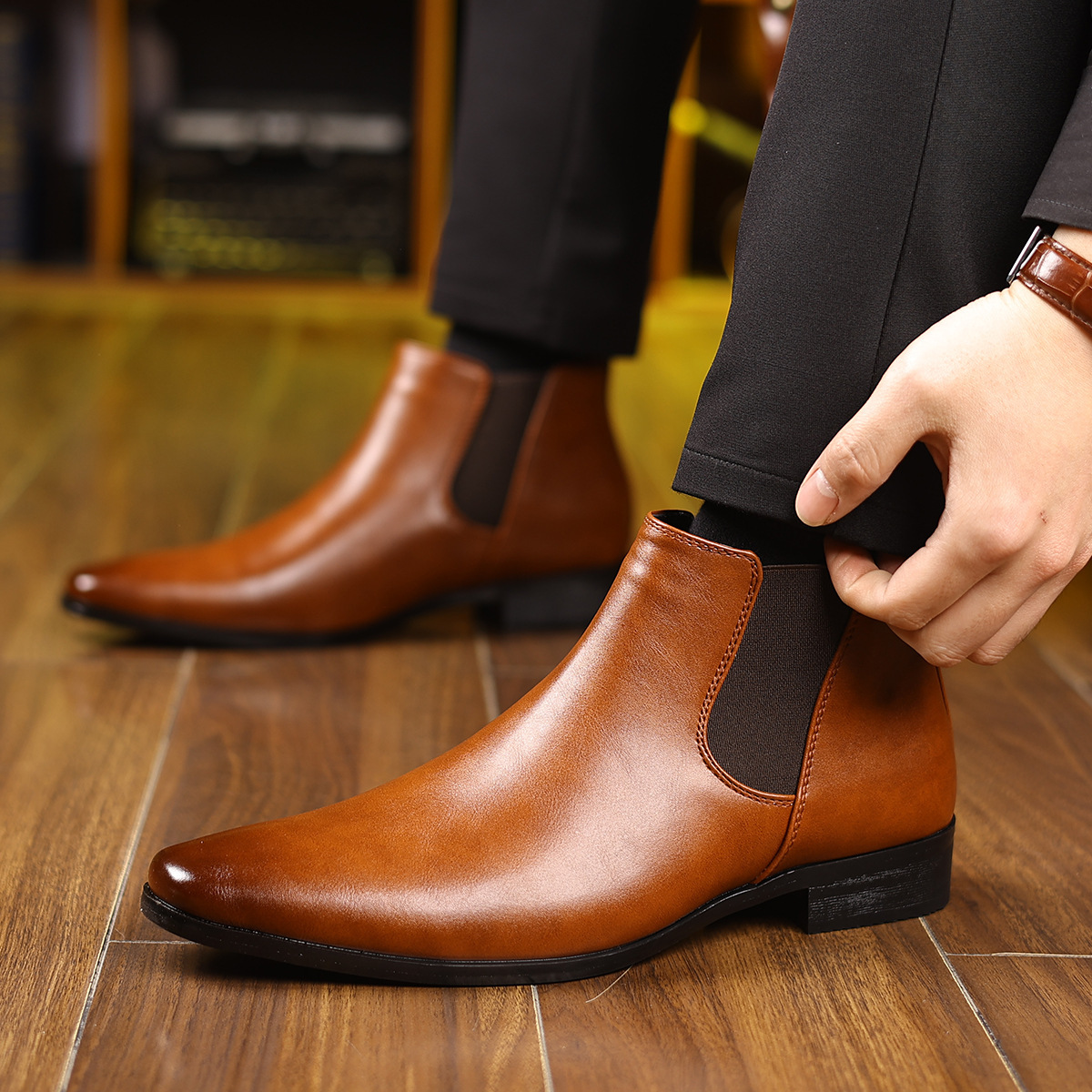 Bradford Leather Chelsea Boots