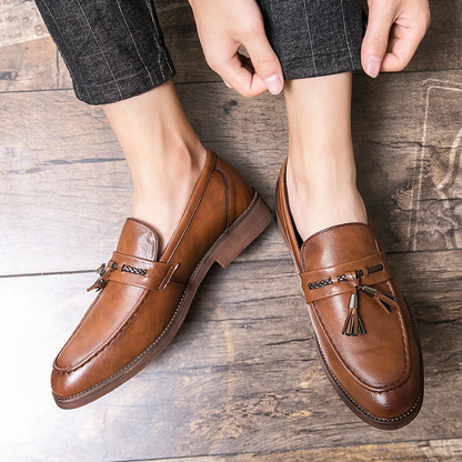 Cambridge Leather Tassel Loafers