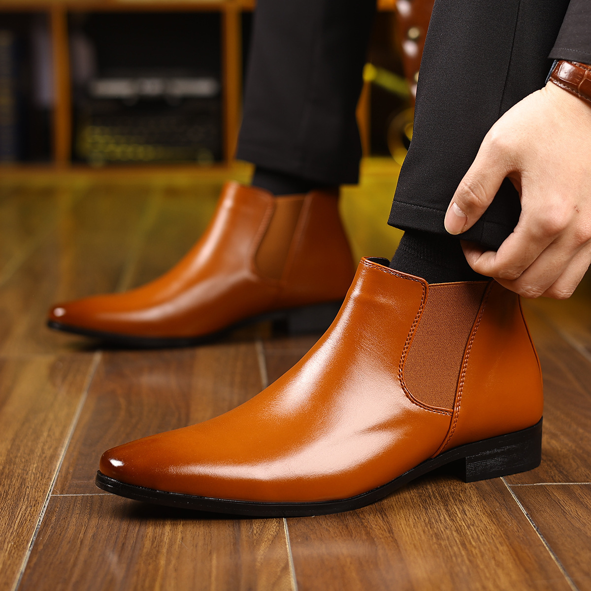 Bradford Leather Chelsea Boots