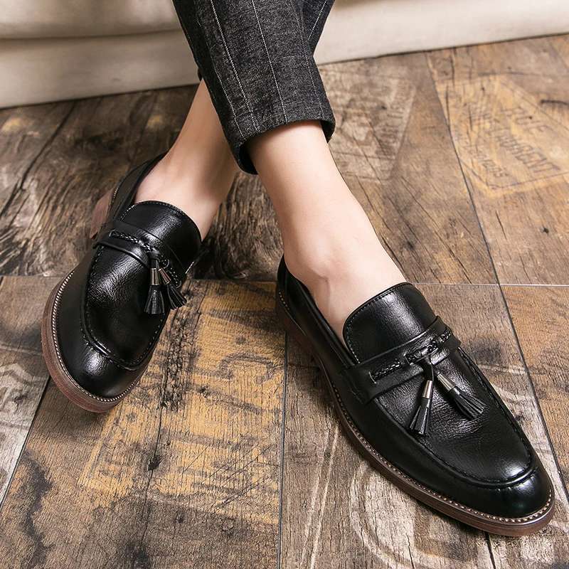Cambridge Leather Tassel Loafers