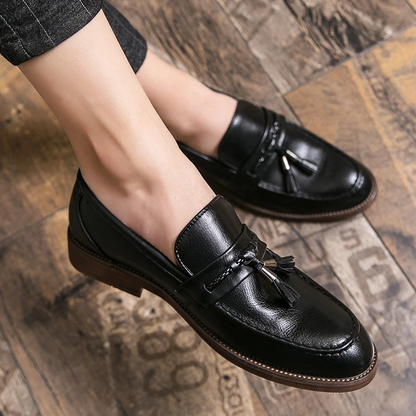 Cambridge Leather Tassel Loafers