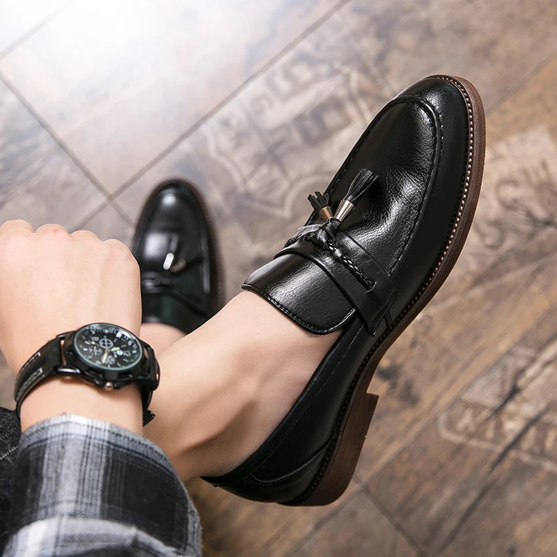 Cambridge Leather Tassel Loafers