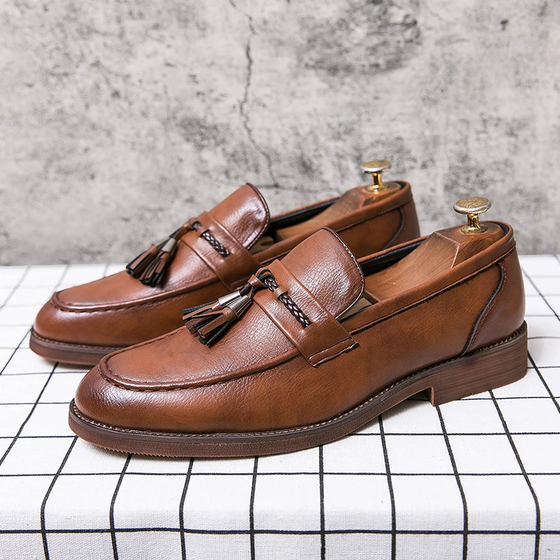 Cambridge Leather Tassel Loafers